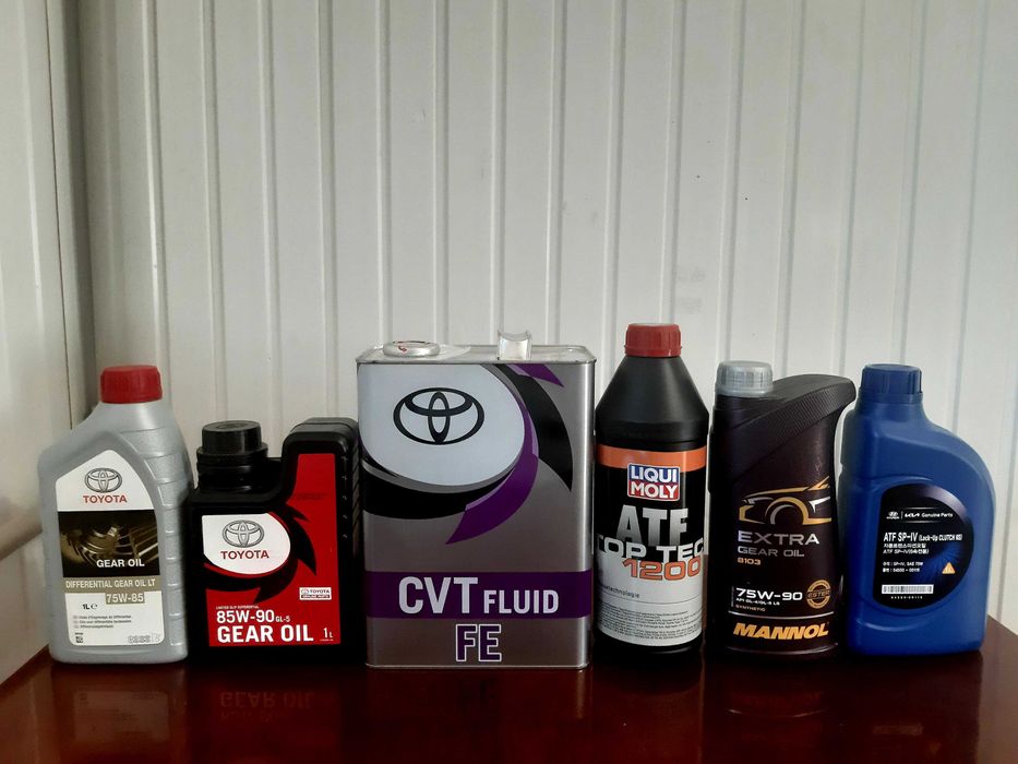Трансмиссионное масло Kroon Extragear Toyota nissan Liquimoly castrol.