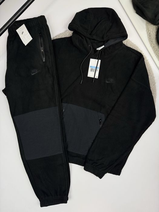 ТОП! Флісовий костюм від Nike Fleece black