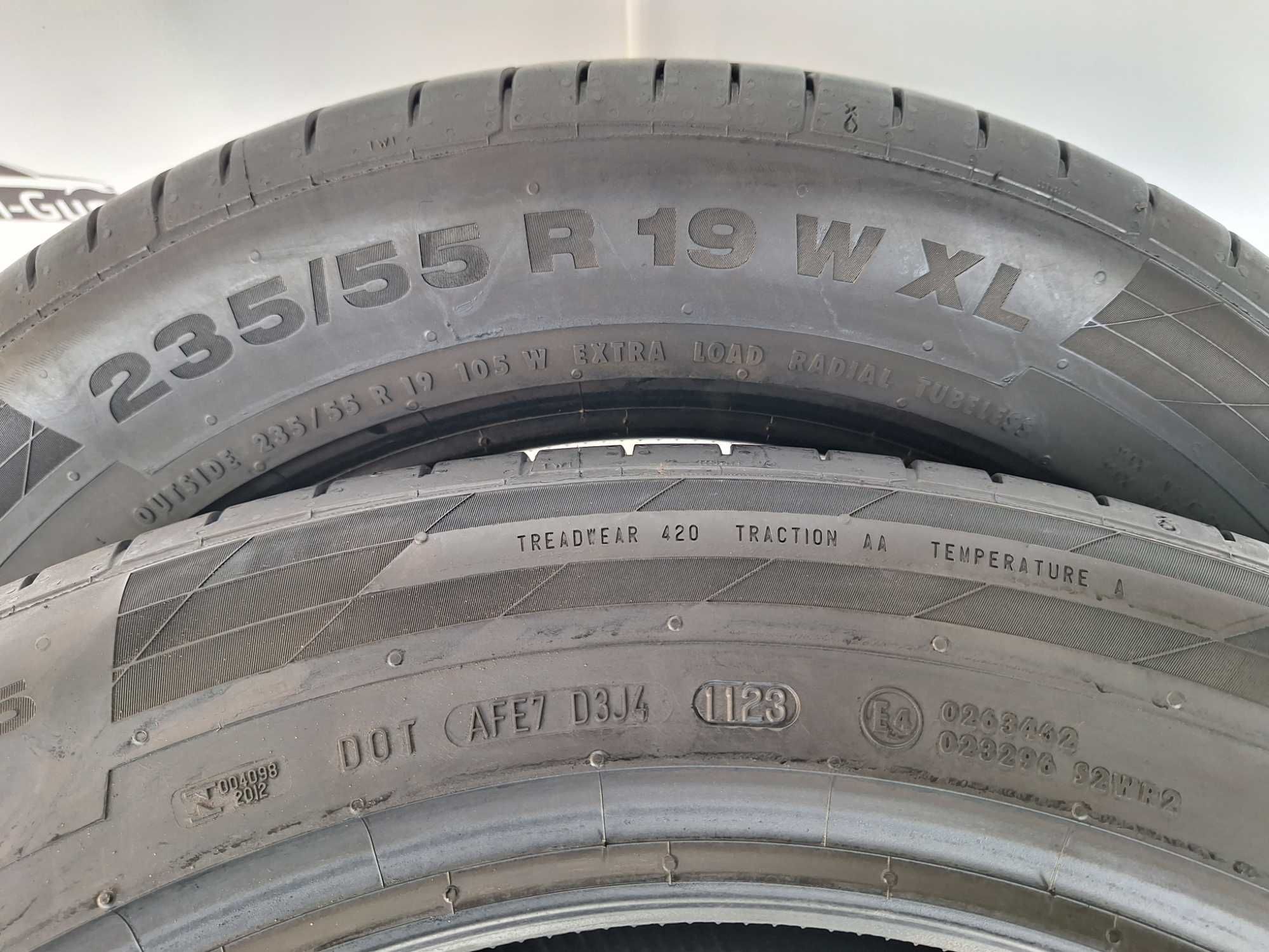 Opony 235/55 R 19 Continental Conti SportContact 5 Jak Nowe