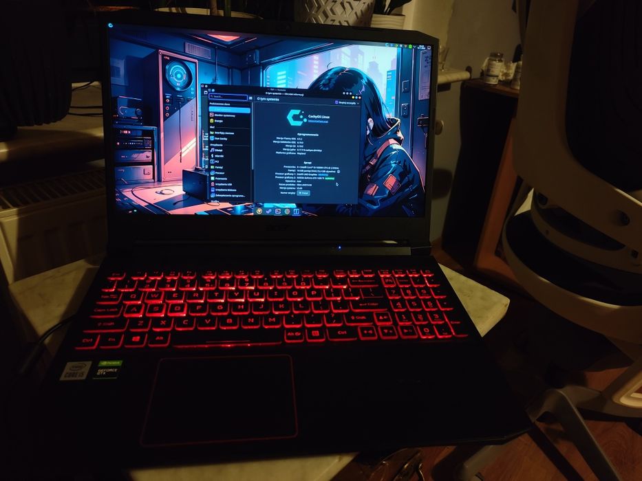 Laptop Gamingowy/Multimedialny Acer Nitro AN515-55 z NVIDIA GTX 1650 T
