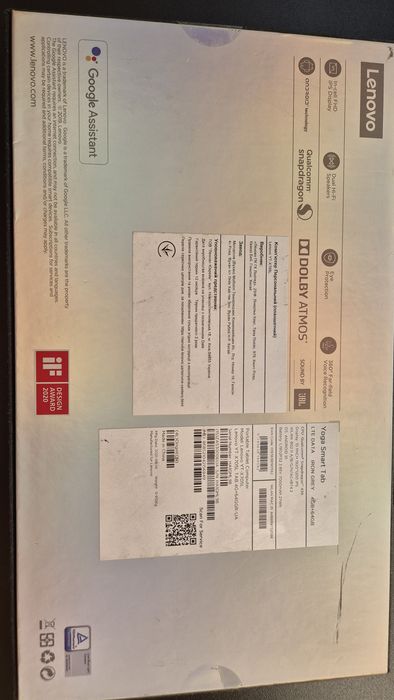 планшет lenovo yoga smart tab 4/64 lte iron grey