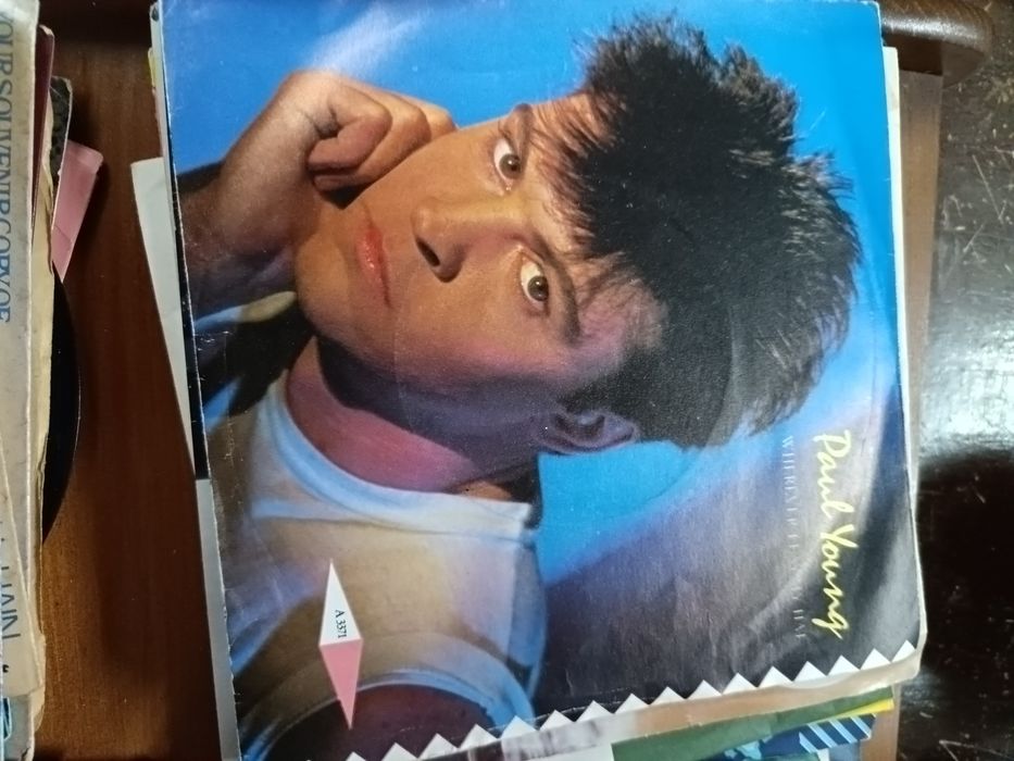 Gira discos com rádio e vinil