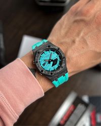 Casio G-Shock GA2100-1A1 Tiffany Carbon MOD