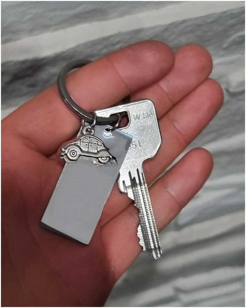 Brelok do kluczy z GRAWEREM auto samochód