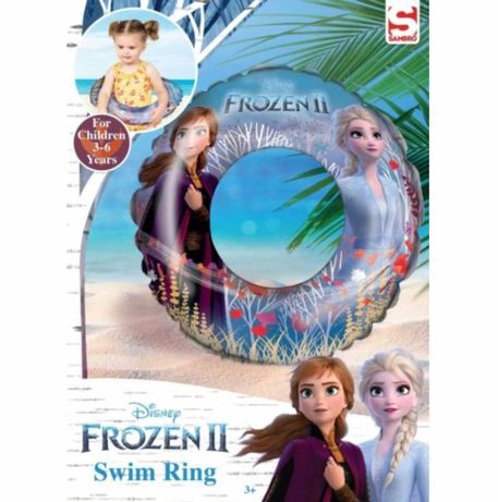Koło Dmuchane Frozen Dla Dzieci 3-6lat obwód wewnętrzny 50cm