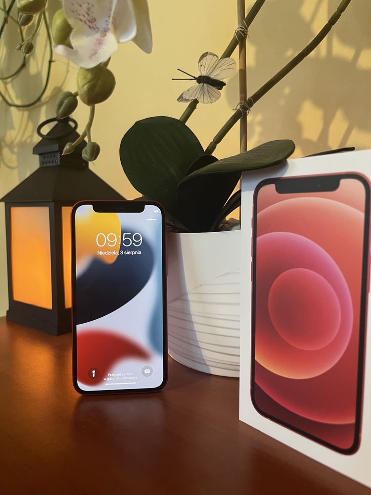 Iphone 12 mini 64 GB RED w idealnym stanie