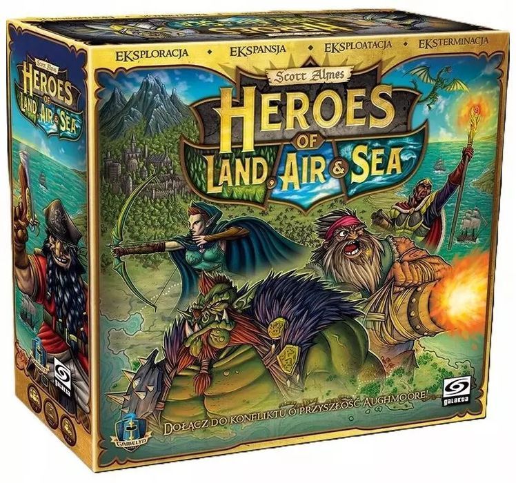 Heroes of Land. Air and Sea, wersja polska. Galakta
