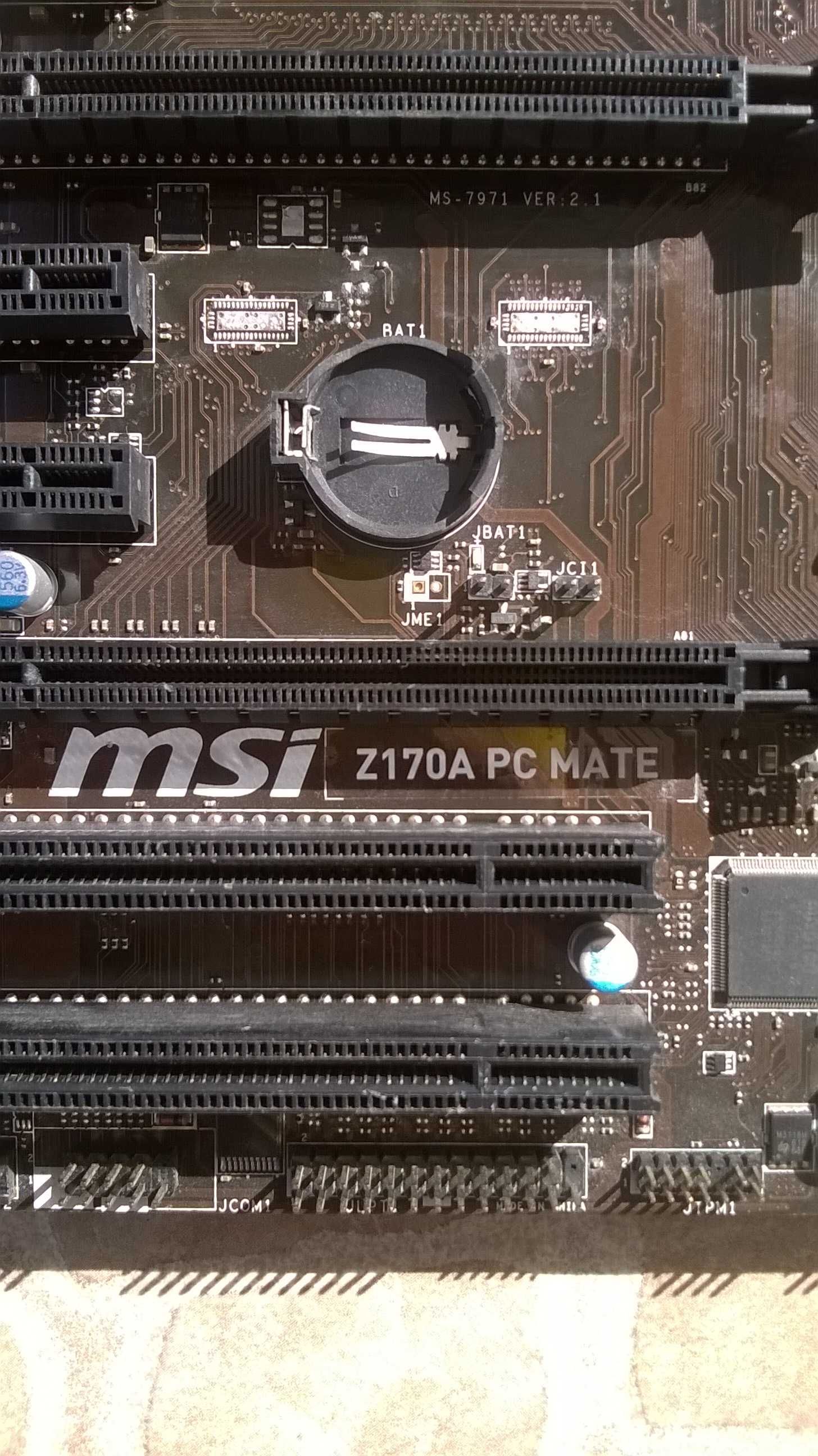 Материнська плата MSI Z170A PC MATE s1151