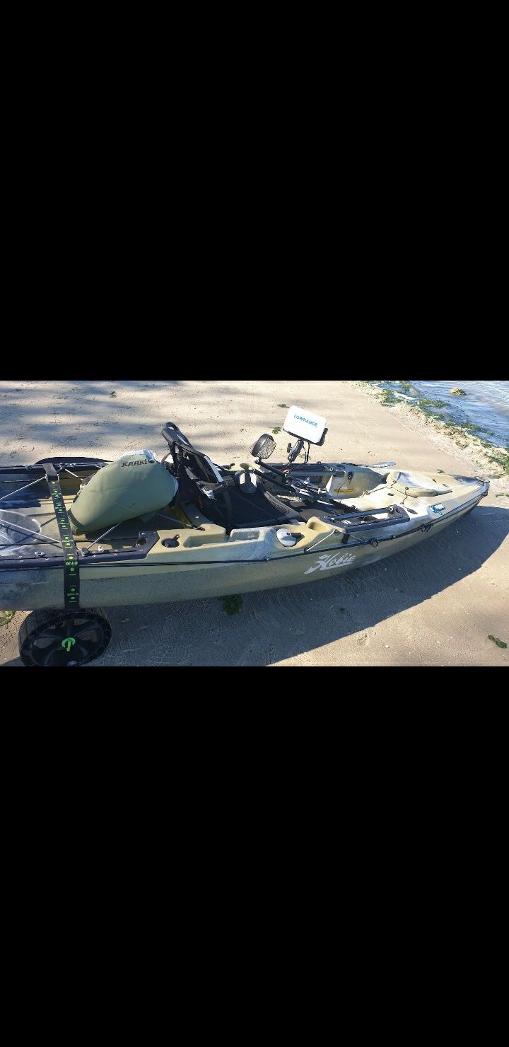 Kayak Pesca Hobie Outback 2020 MD 180 kick up fins+ Lowrance HDS Live
