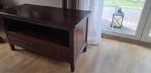 Vintage komoda stolik RTV szafka palisander indyjski ciemne drewno