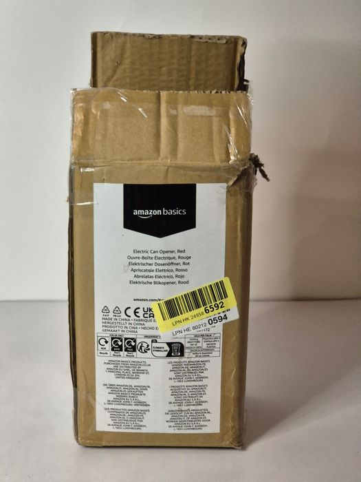 Elektryczny otwieracz do puszek AmazonBasics