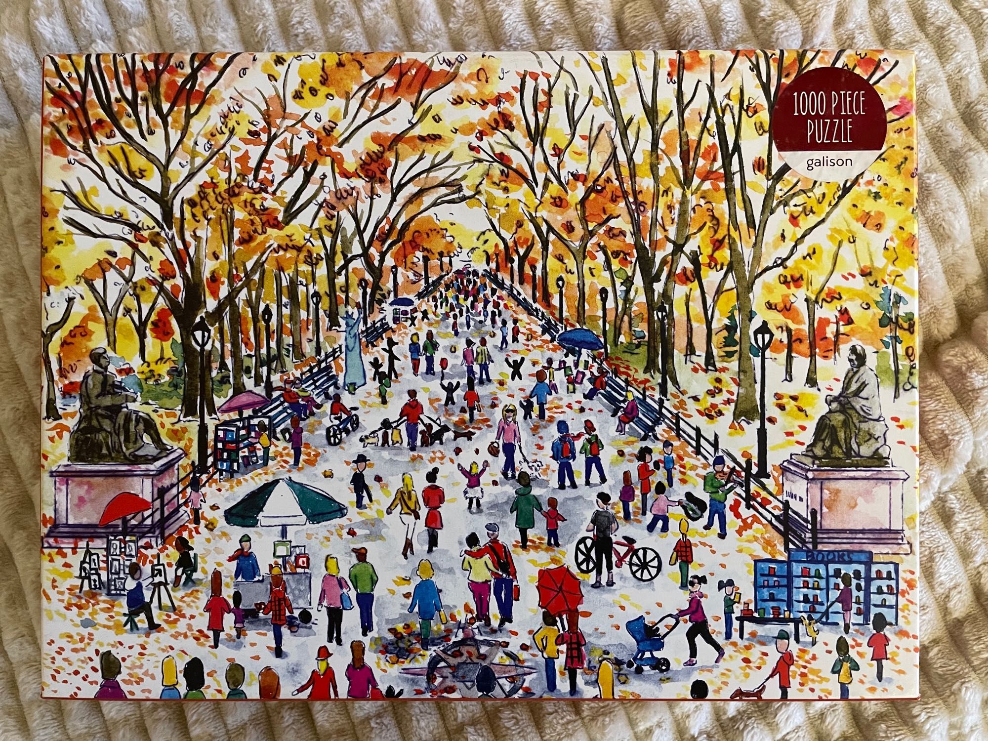 Puzzle 1000 - Galison (Michael Storrings Fall in Central Park )