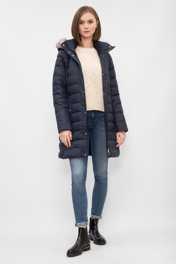 Женский пуховик парка WW0WW20388 TOMMY HILFIGER  TYRA DOWN COAT M