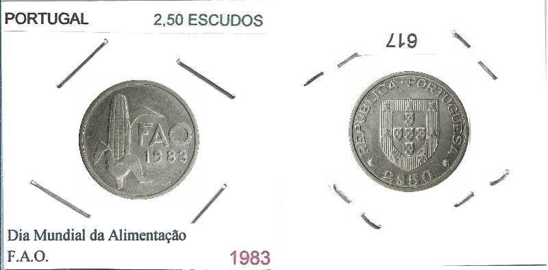 F.A.O. - Alimentação - - - Série - 1983 - - - - - Moedas