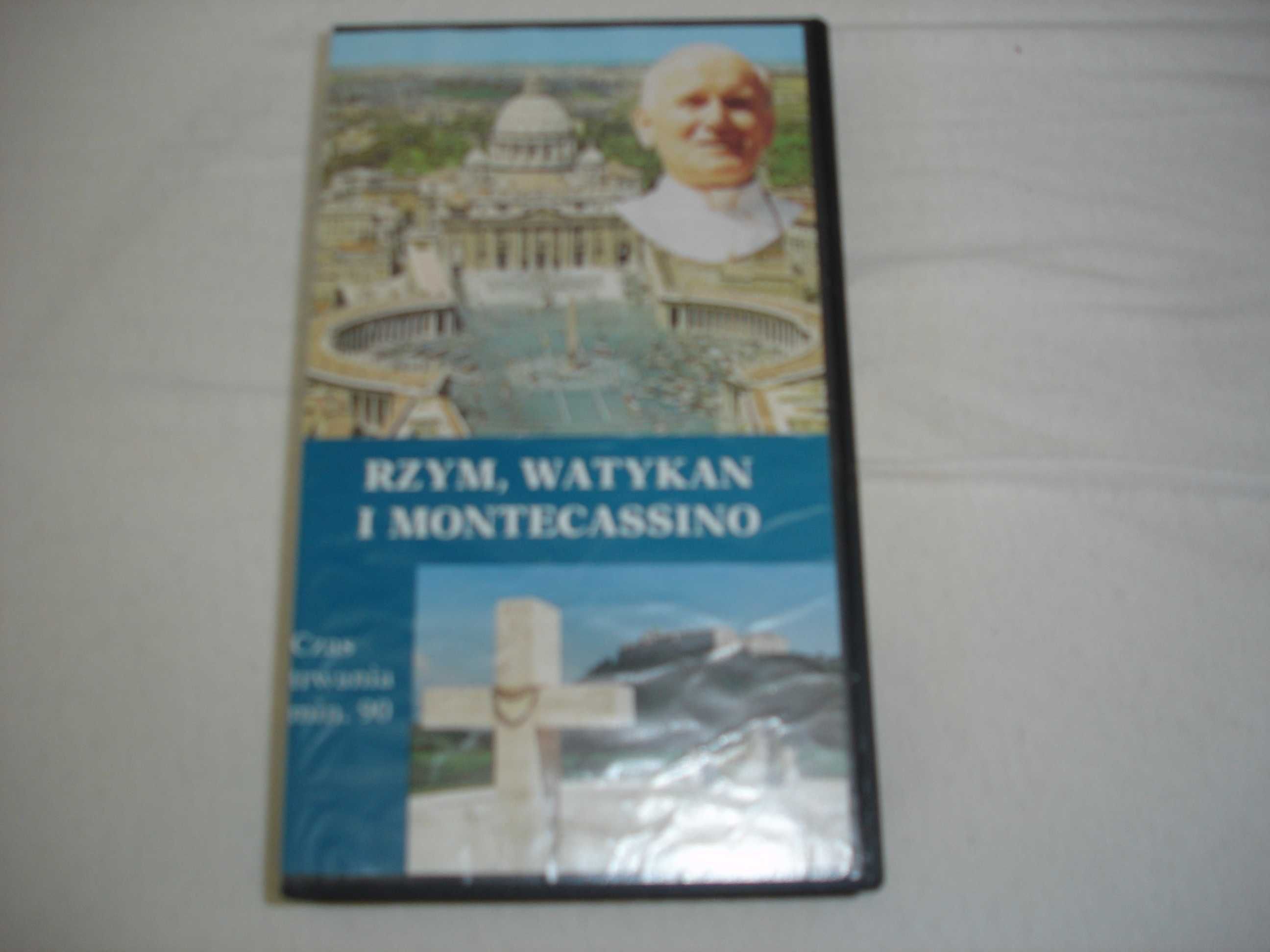 Rzym , Watykan i Monte Cassino - film dokumentalny na kasecie VHS