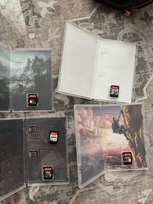 Nintendo Switch Oled повна комплектація та ігри whitcher 3,payday