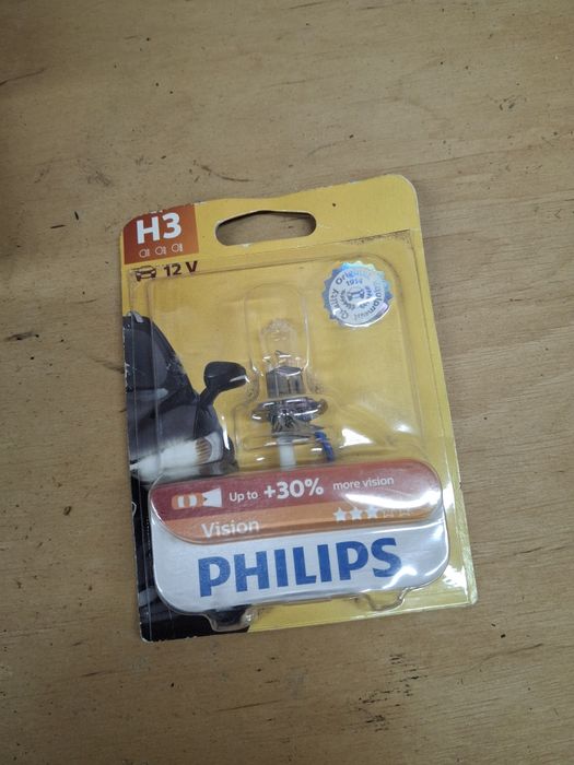Лампа, лампочка philips vision h3 12v 55w