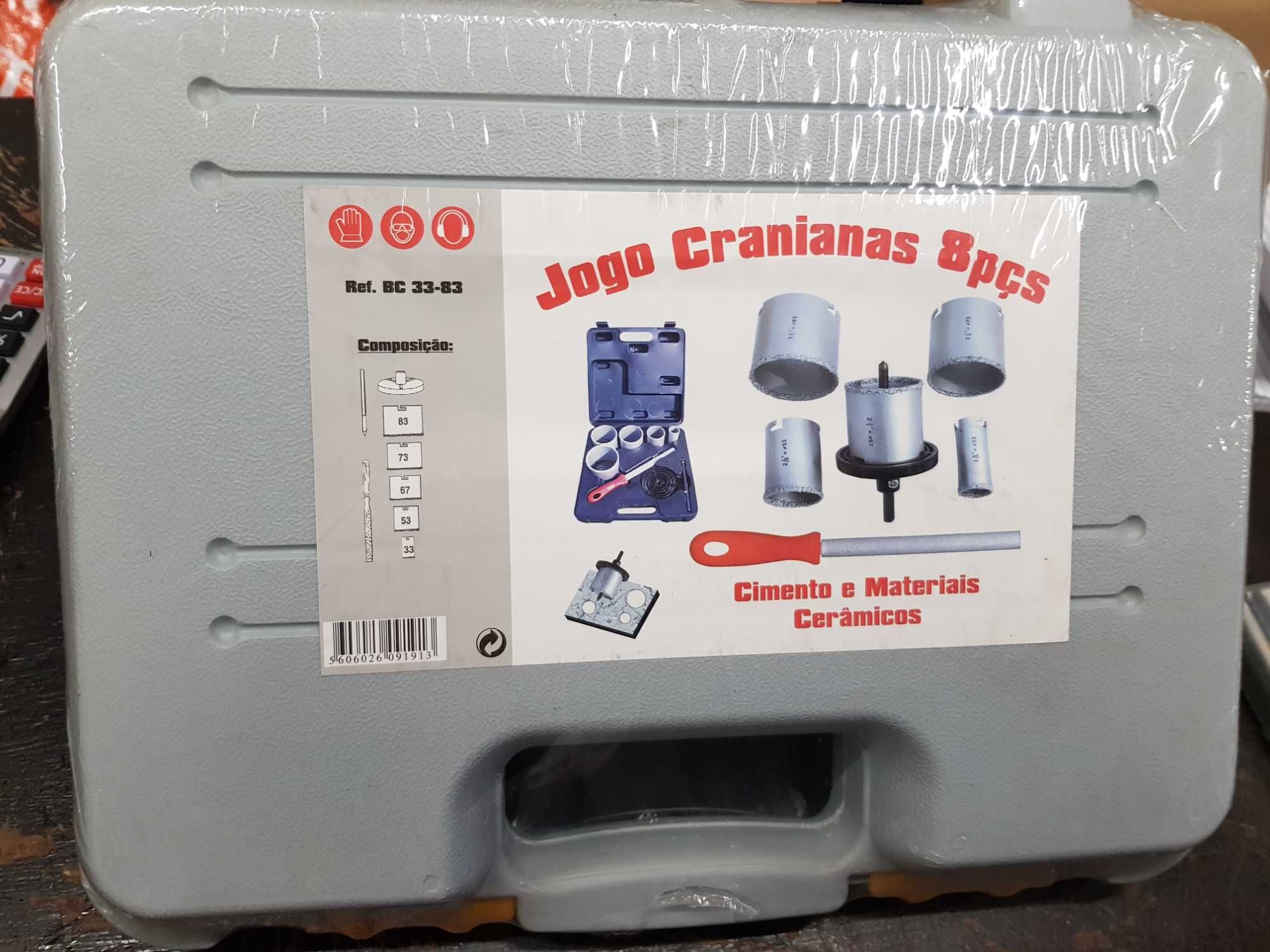 Jogo brocas Craneanas ceramica 8pçs