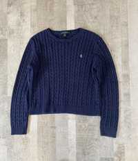 Sweter damski warkocz Ralph Lauren