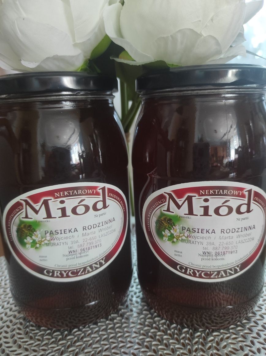 Miód gryczany 0.9l
