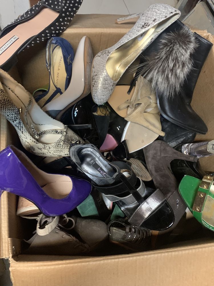 Dezenas de sapatos e botas, várias marcas vendo a totalidade!