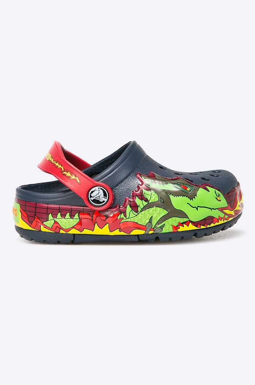 Детские кроксы сабо шлепанцы crocs lights fire dragon clog
