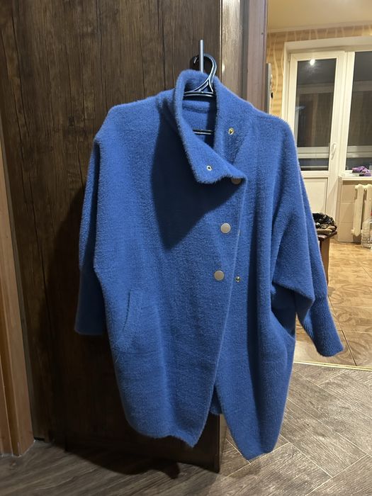 Кашемірове пальто на запах