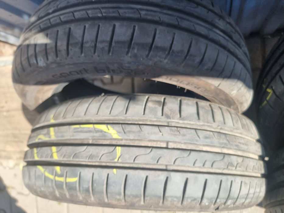 Komplet opon letnich Dunlop 185/60/15 2025 kołpaki felgi skoda fabia 3