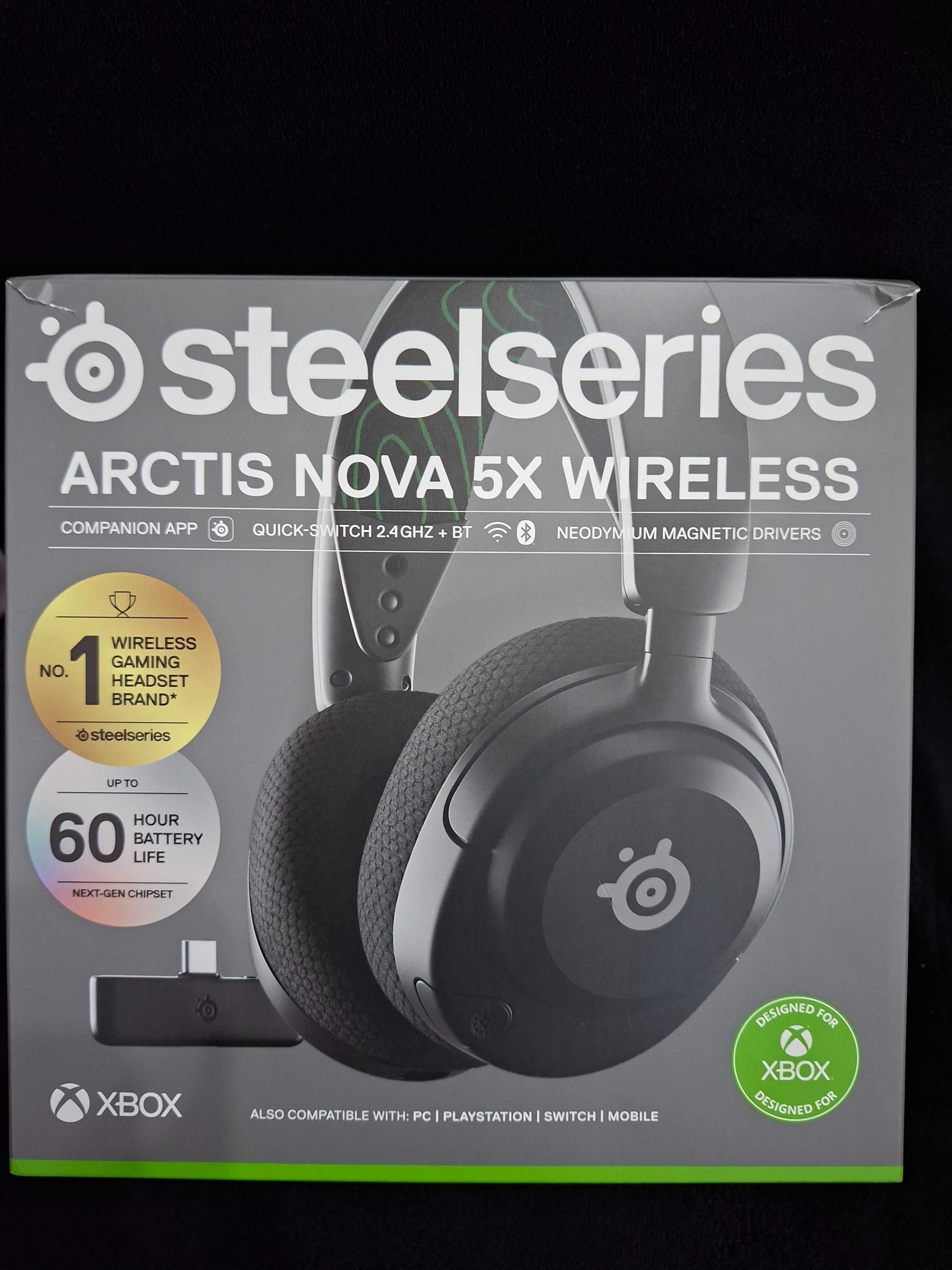 ZADBANE słuchawki gamingowe Steelseries Arctis Nova 5X KOMPLET