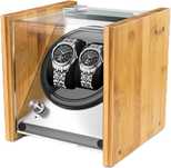 Bambusowy rotomat na dwa zegarki automatyczne od Watch Winder Smith