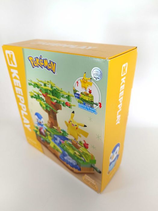 Klocki Pokemon Piplup i Pikachu diorama - kompatybilne