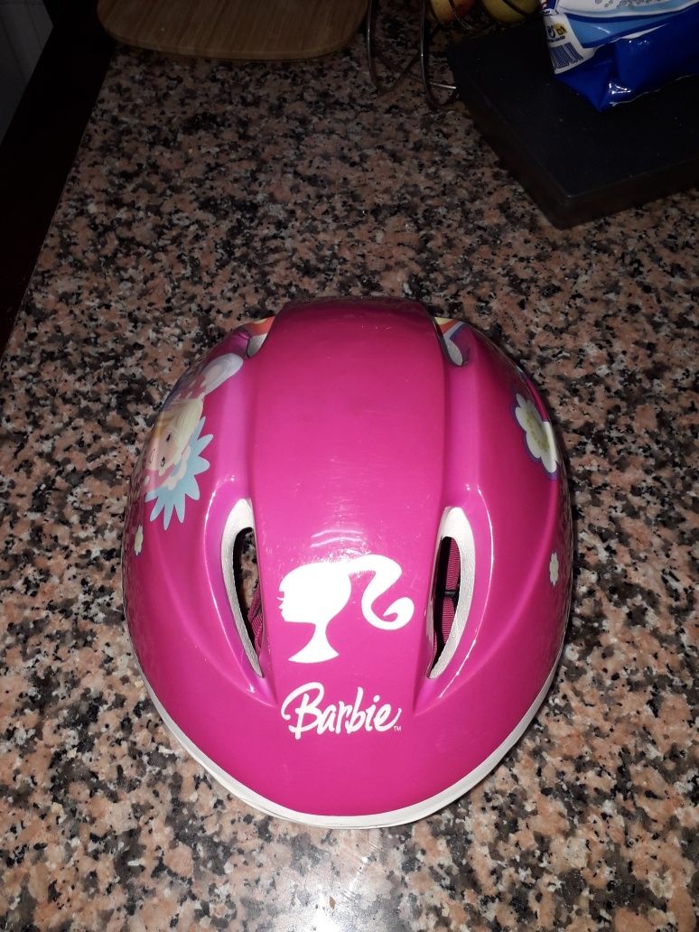 Capacete Barbie usado + oferta