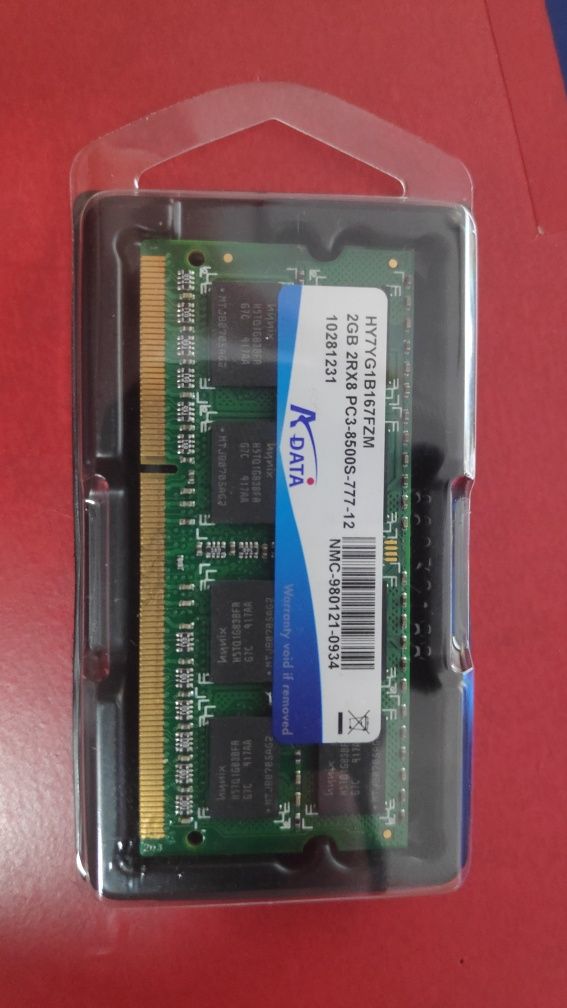 Memórias RAM 2gb - Portátil