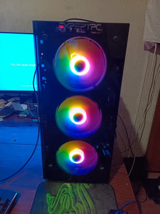 Игровой ПК i3 10100f ОЗУ 16gb m2 120gb hdd 1tb gforce gtx 1050ti блок