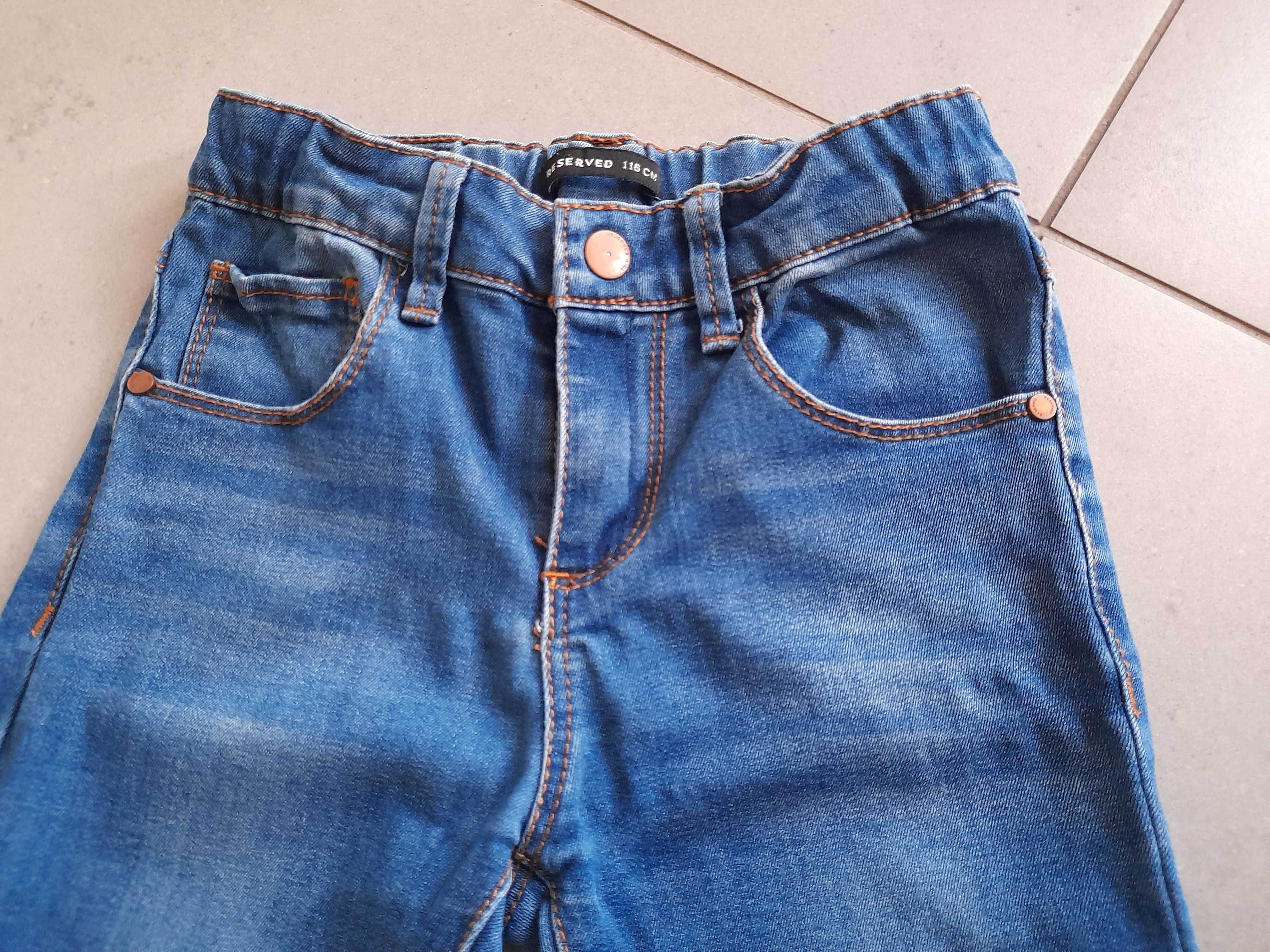 RESERVED Spodnie jeansowe Rozm. 116 Polecam
