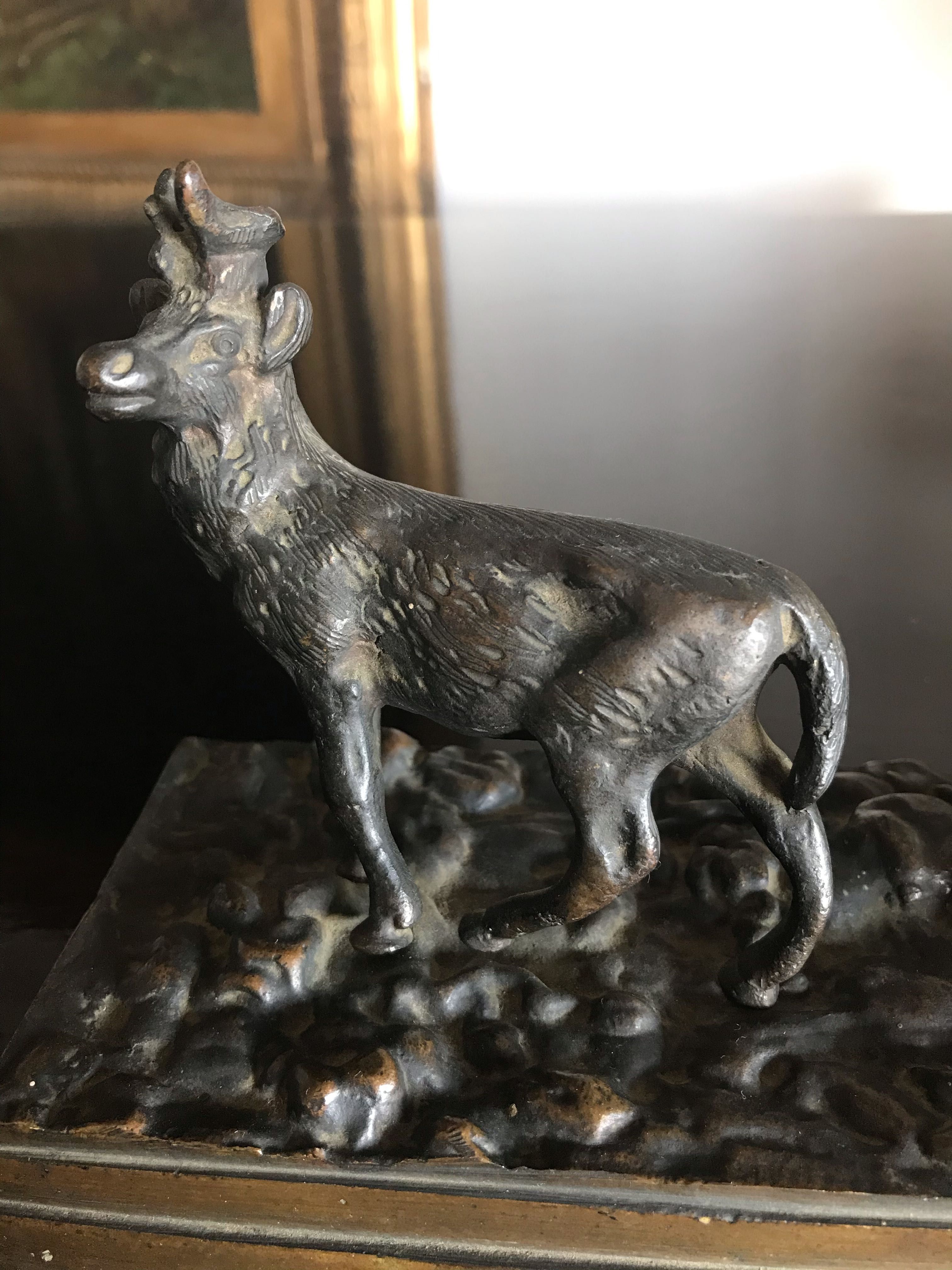 Старинная лампа Art Déco
