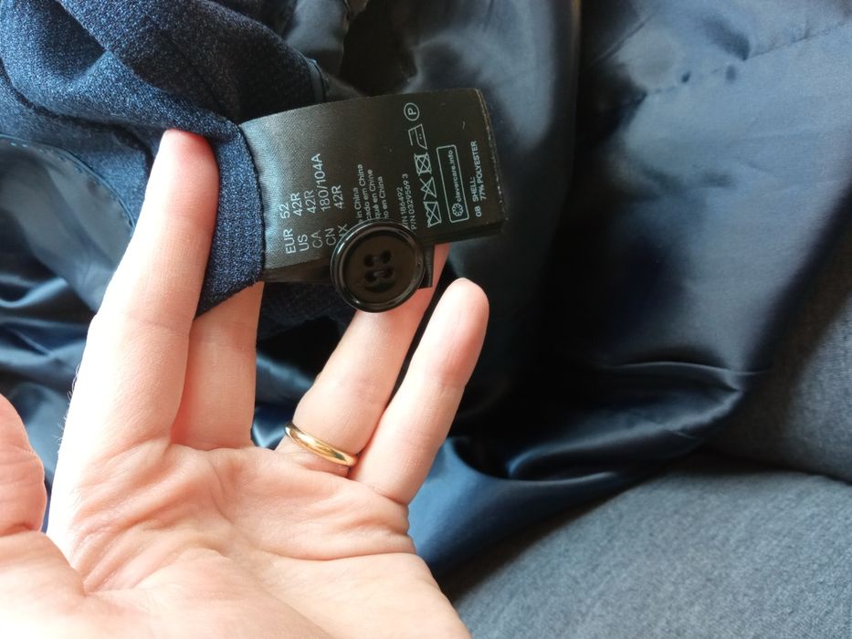 Marynarka męska slim fit roz. 52