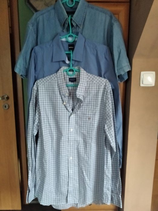 Zestaw koszule męskie r L pachy do 110