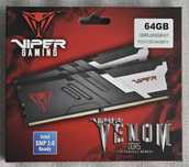 Patriot Viper Venom, DDR5, 64 GB, 6400MHz, gwarancja