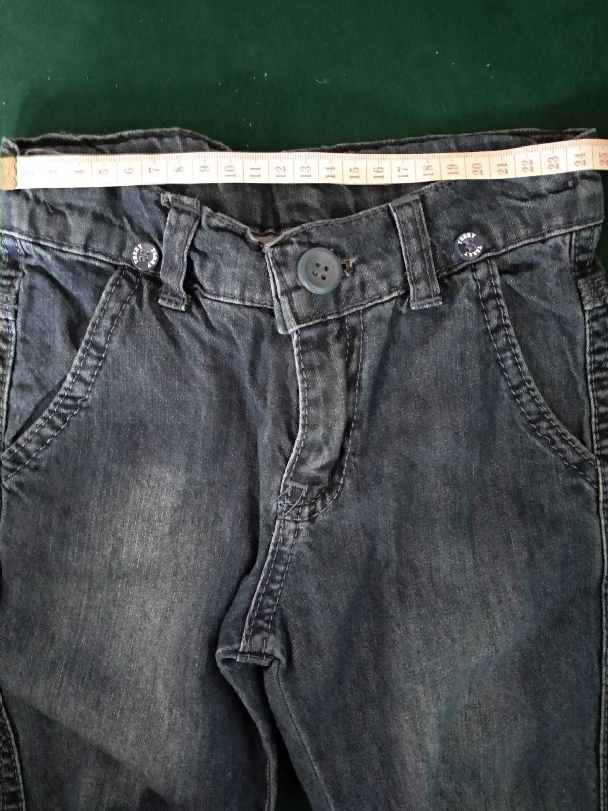 Костюм, набір. Сорочка, штани (джинси) на підтяжках. На вік 1-2 роки.