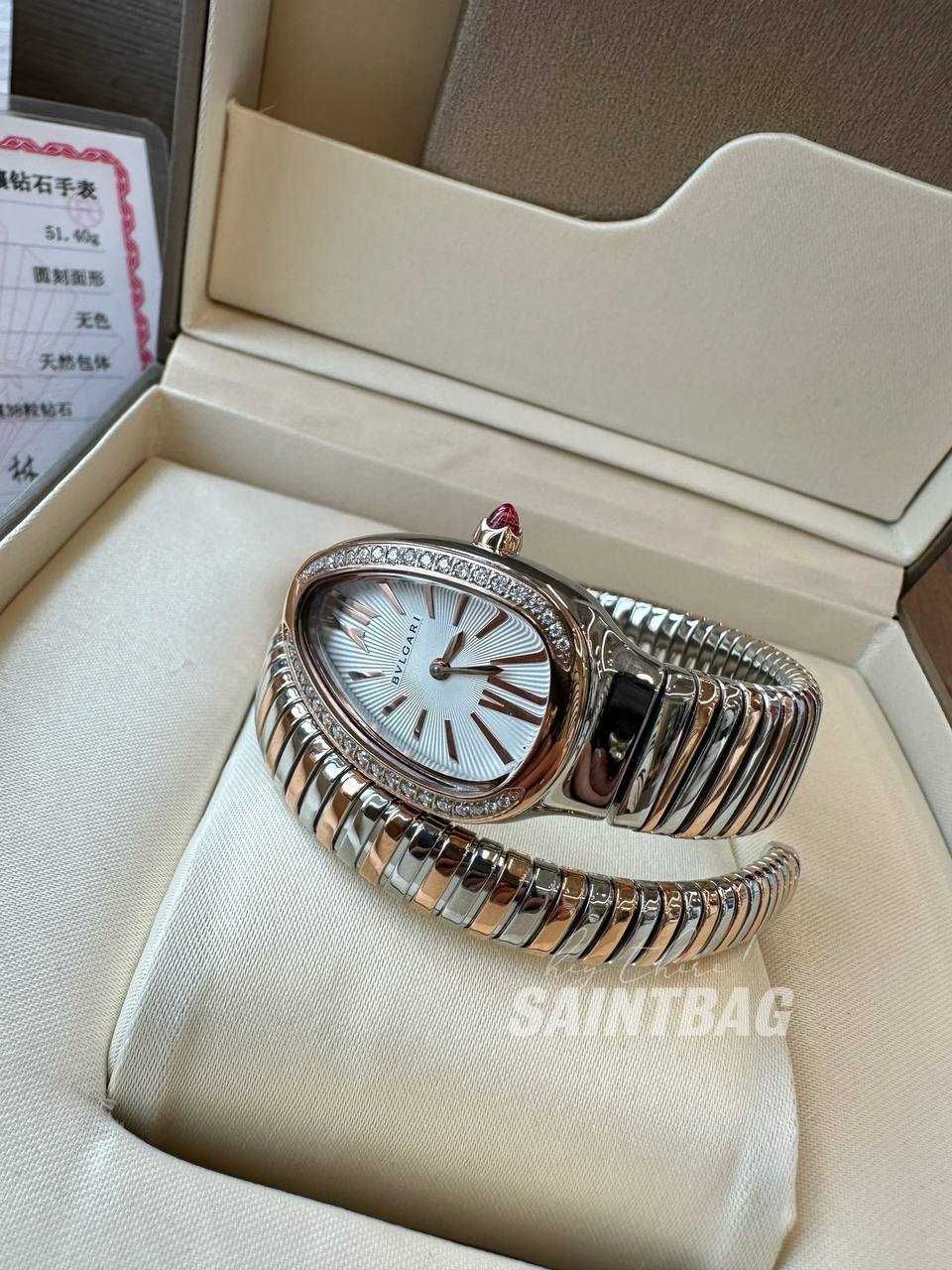 Под заказ часы Bulgari Булгари сталь розовое золото