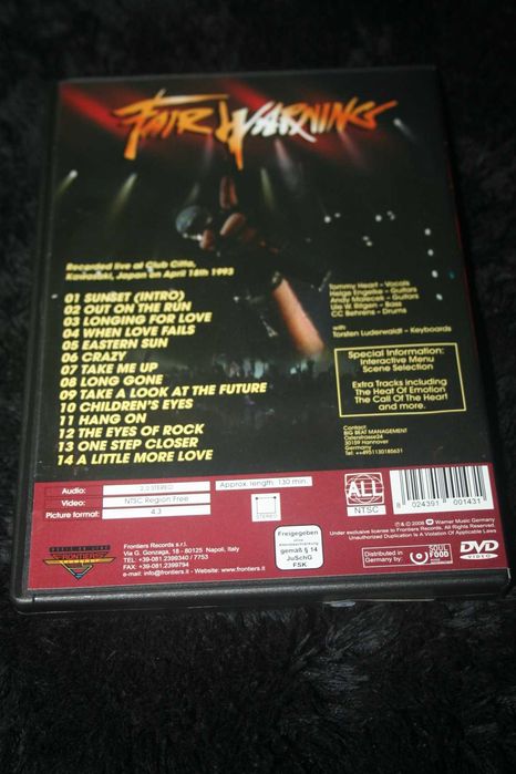 DVD Fair Warning - The Call of the East - Live in Japan