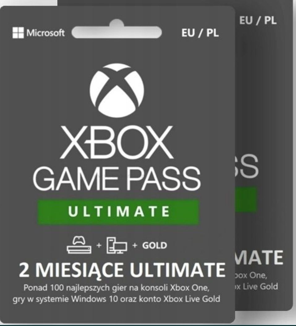 Xbox Game pass ultimate kod 2 miesiące