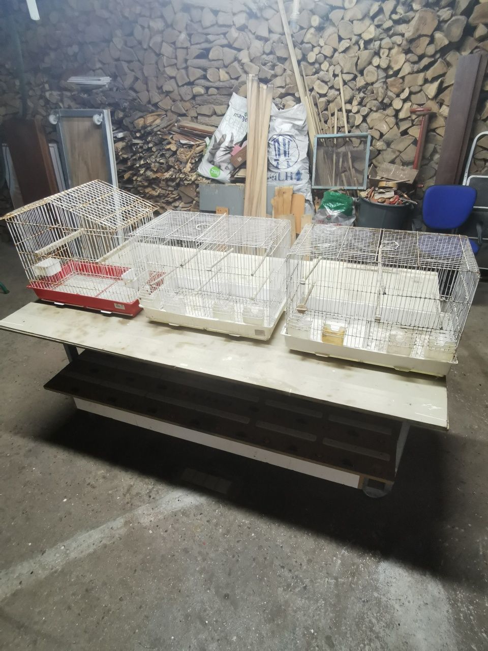 3 gaiolas para passaros