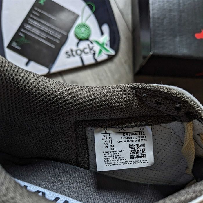 Кроссовки Nike Air Jordan 1 Low x Travis Scott 'Sail and Ridgerock'