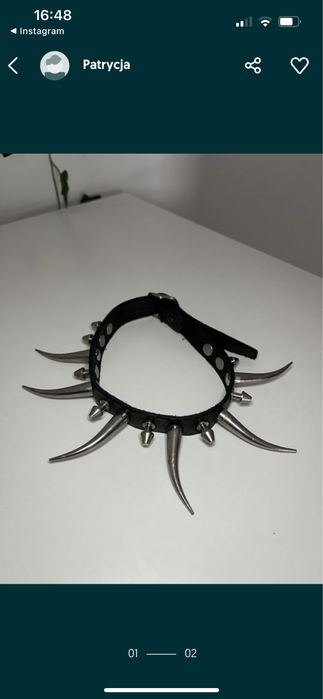 zestaw choker i bransoletka