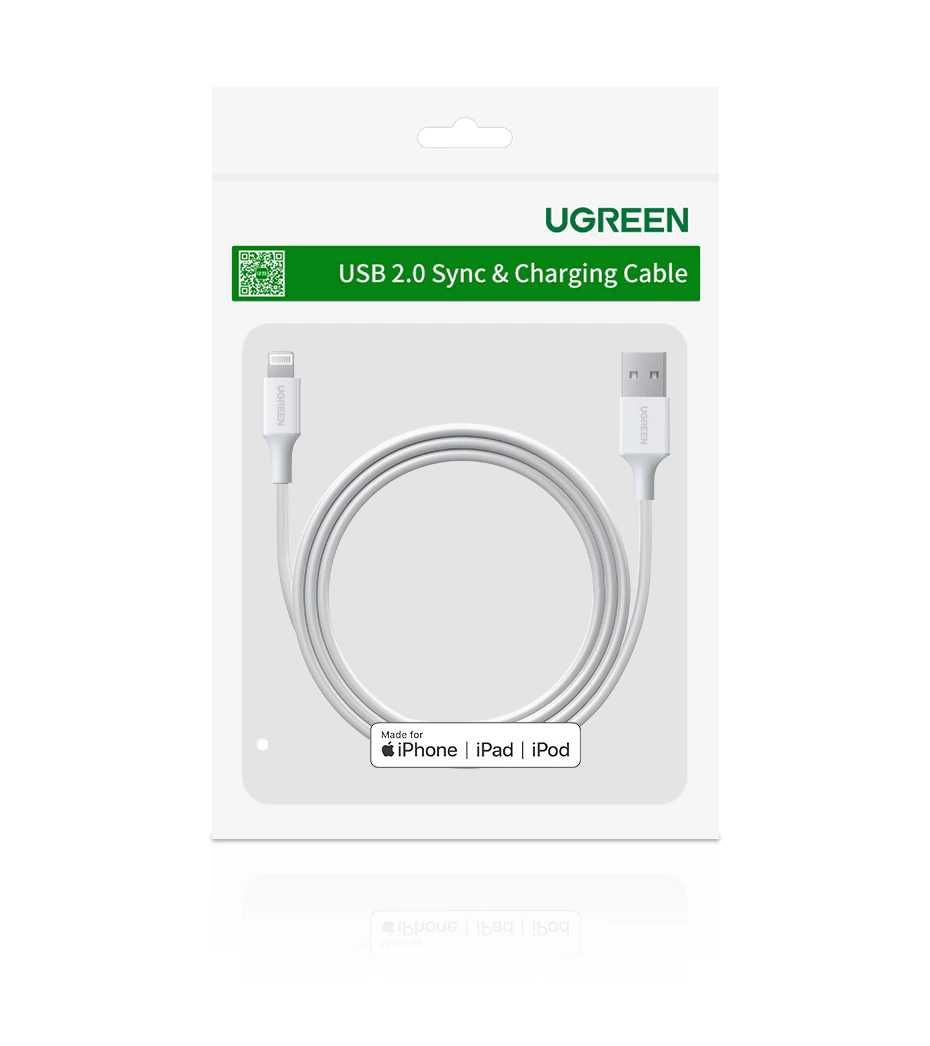 Кабель UGREEN MFi USB to Lightning для iPhone і IPad