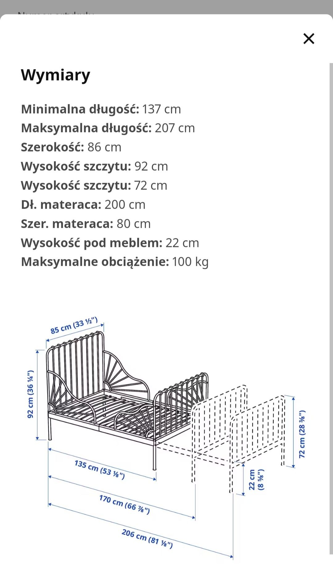 Łóżko rosnące z dzieckiem