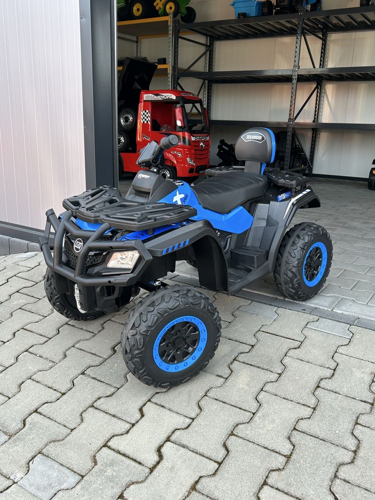 Quad na akumulator dla dzieci XT-SPEED 4x80W 24V Niebieski