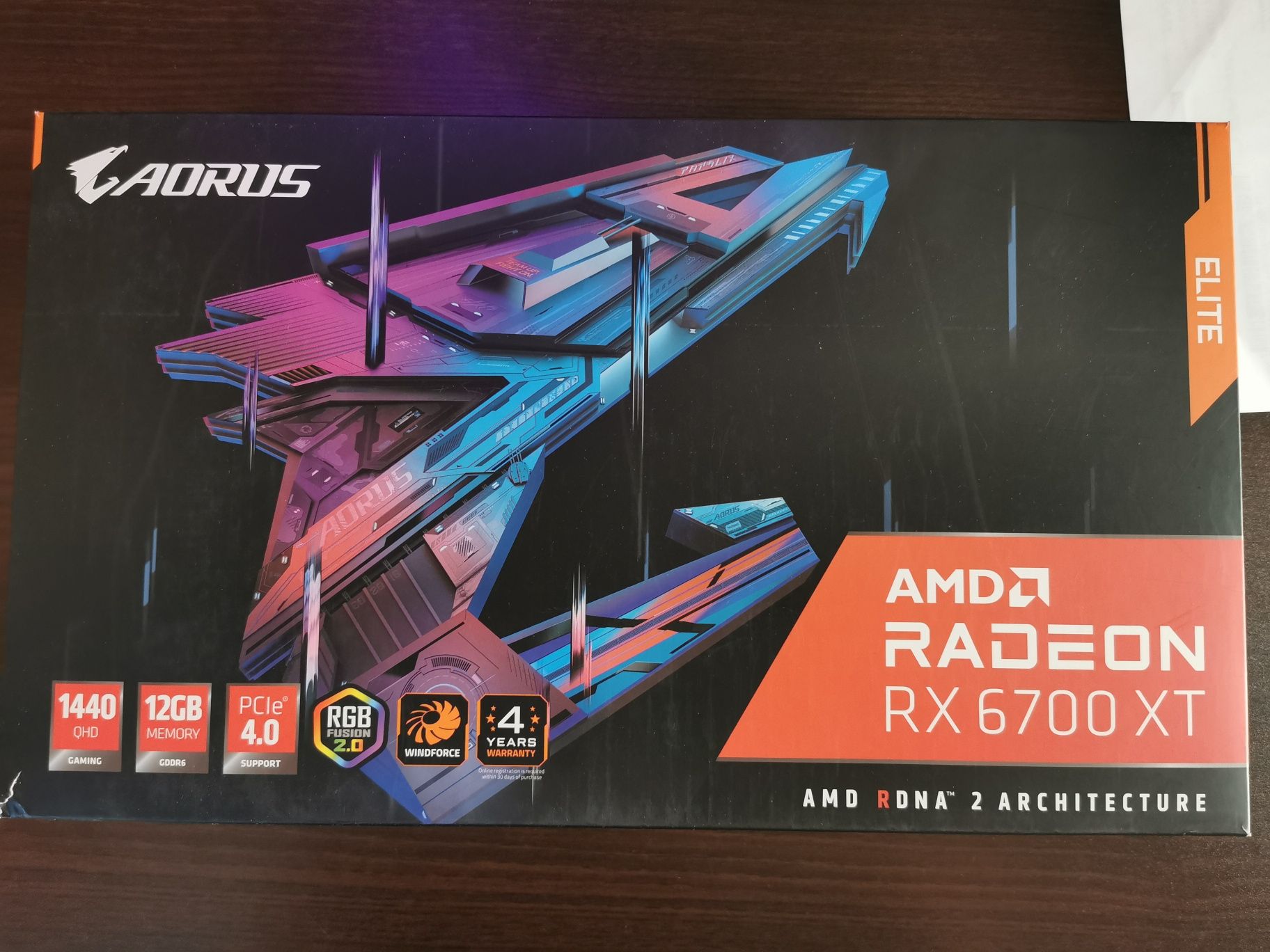 Gigabyte Aorus Rx 6700xt Elite 12GB Gwarancja